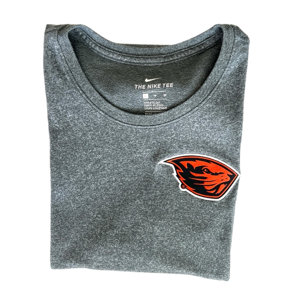The Nike Tee Men's Oregon State University Beavers Gray TShirt Size XL